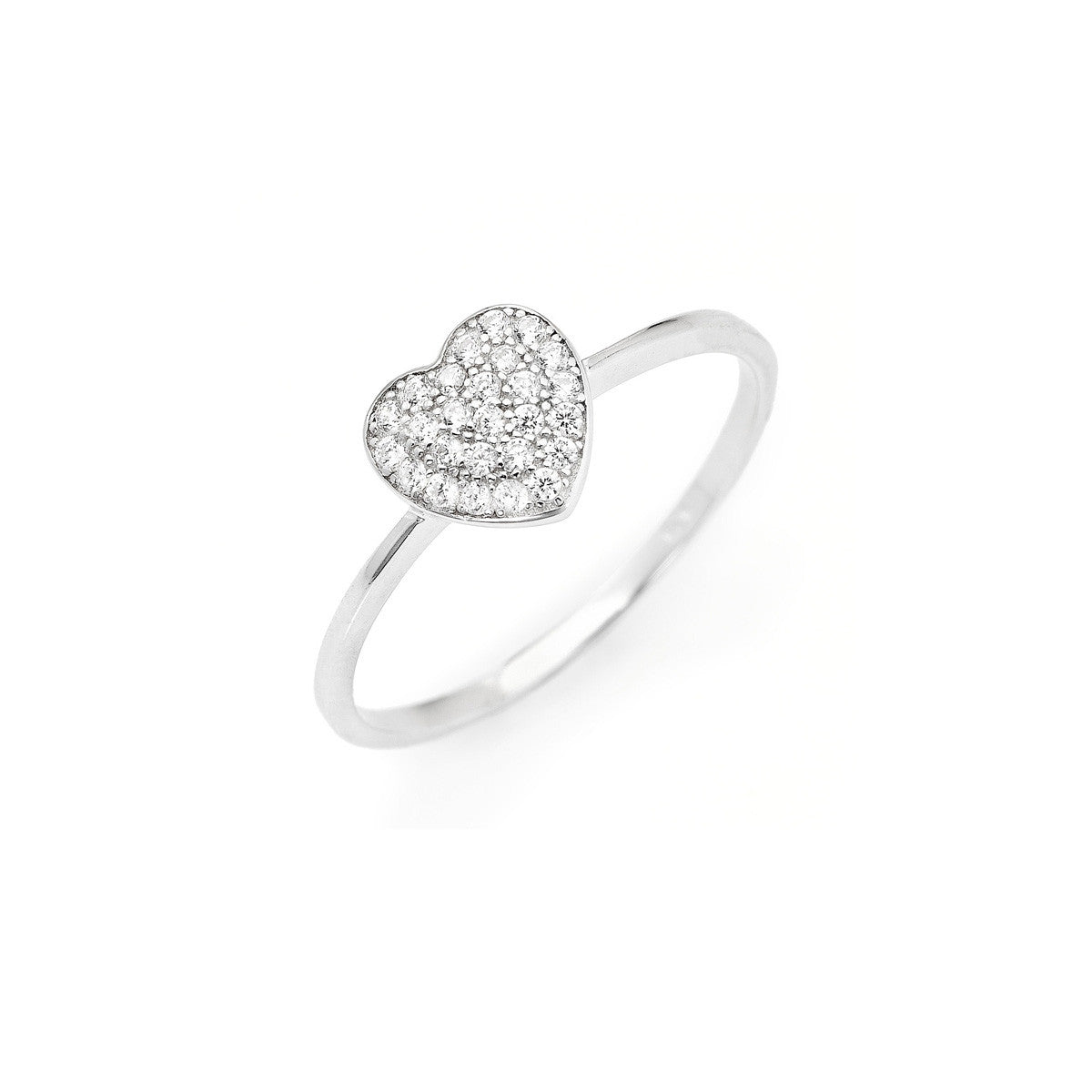 Anello Cuore Zirconi RH