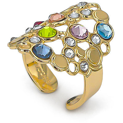 Anello Magic Circle Dorato XAN199D