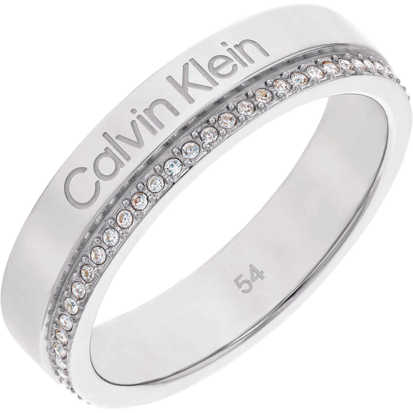 Anello Timeless in Acciaio con Cristalli 35000200B