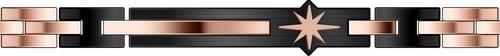 Bracciale Uomo Hiteck Rosato e Nero EHB225