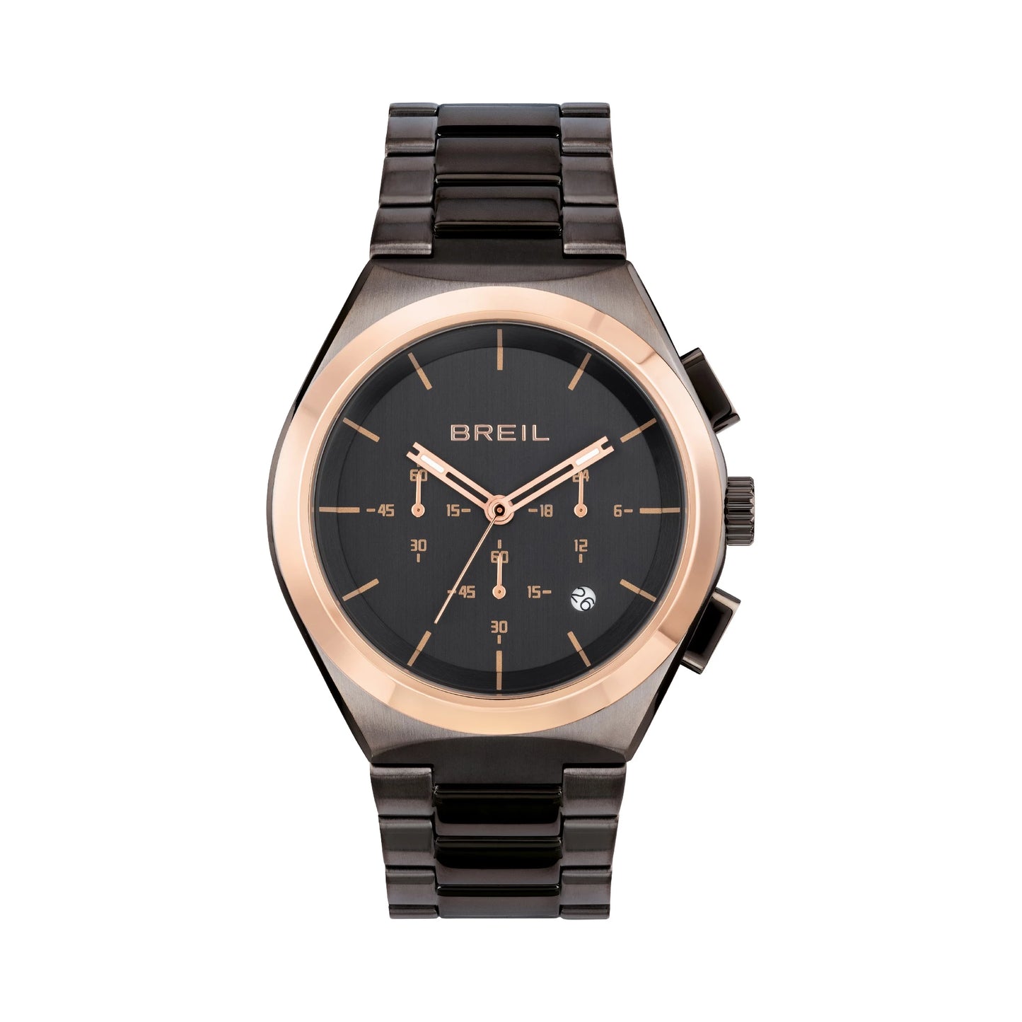 Orologio Uomo Bend Rosato E Nero TW1907