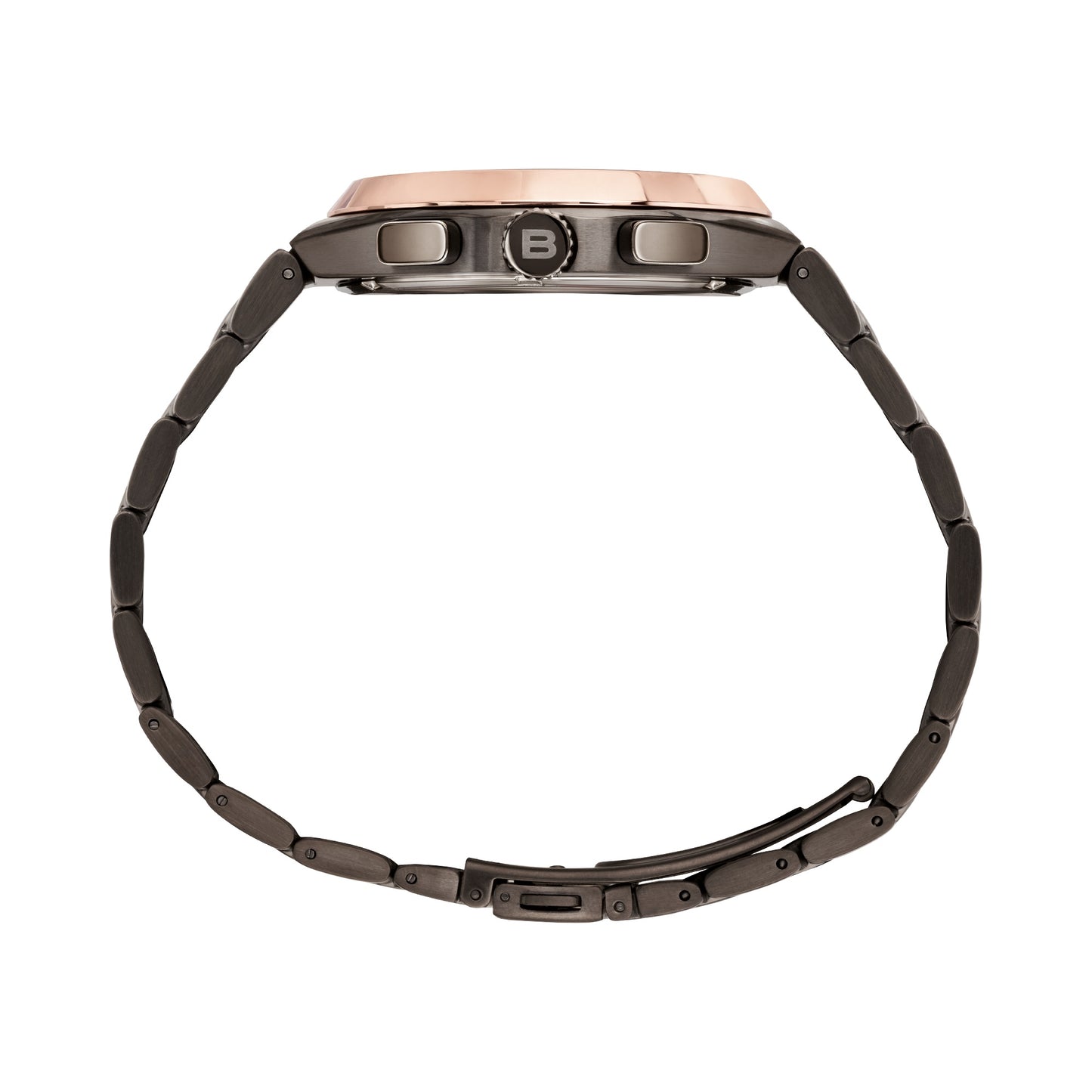 Orologio Uomo Bend Rosato E Nero TW1907