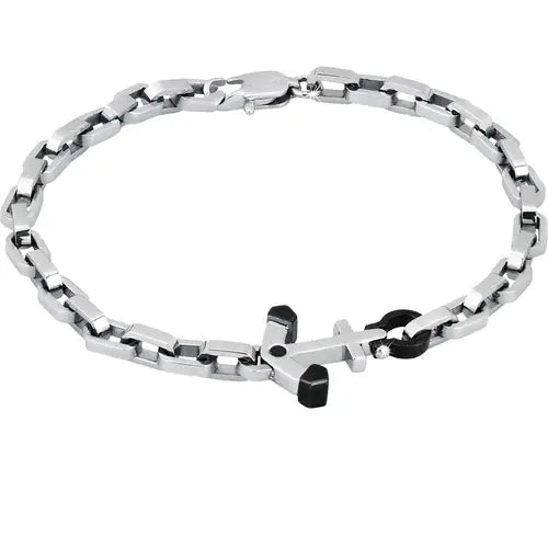 Pulsera Hombre Azul Marino Ancla 231414
