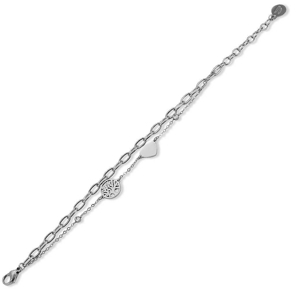 Bracciale Essenza Doppio Filo con Albero della Vita EW/BR02