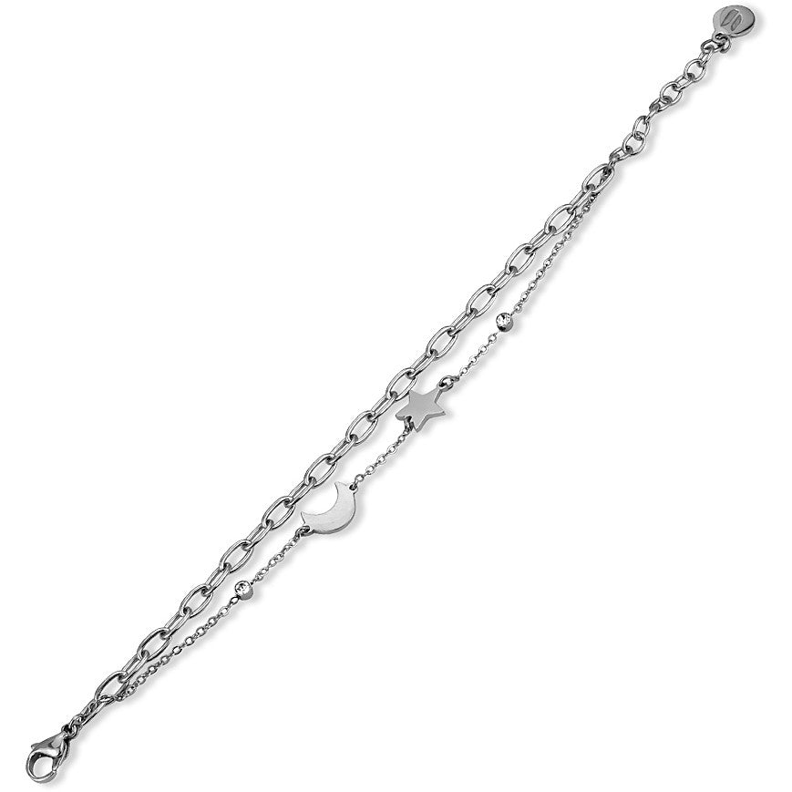 Bracciale Essenza con Mezzaluna e Stella EW/BR05