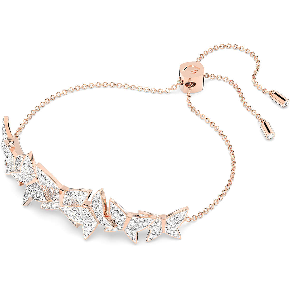 Pulsera Lilia Rosa Mariposas Blancas 5636430