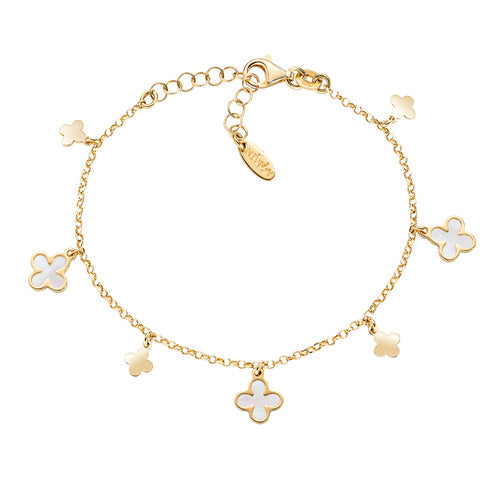 Pulsera Madreperla Flores BRFIMPGB1