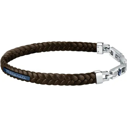 Bracciale Uomo Jewels Marrone, Silver e Blu JM222AVE03