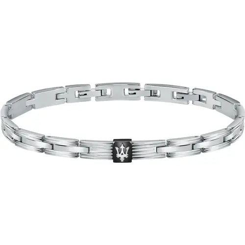 Pulsera Jewels Hombre Acero y Negro JM420ATK04