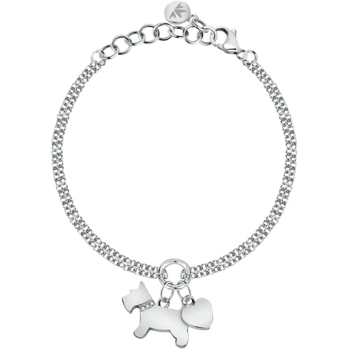 Pulsera Mascota con Perro y Corazón SAVL14