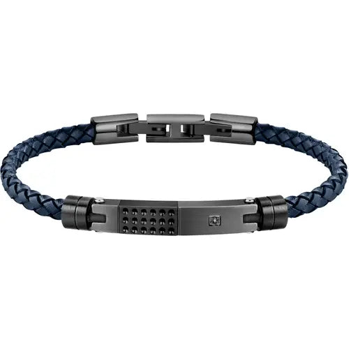 Pulsera Hombre Moody Azul y Negro SQH21
