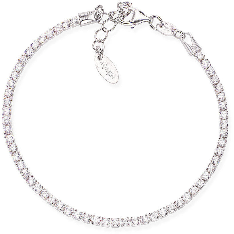 Pulsera Tennis Circonitas Blancas BTBB16