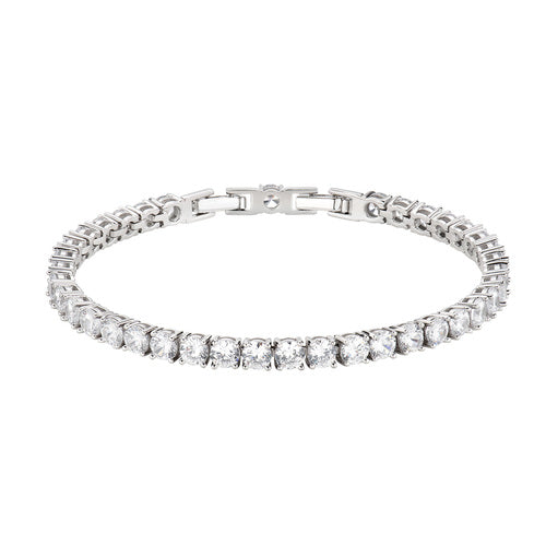 Bracciale Tennis Rodio Zirconi 4 mm BRTNBB40