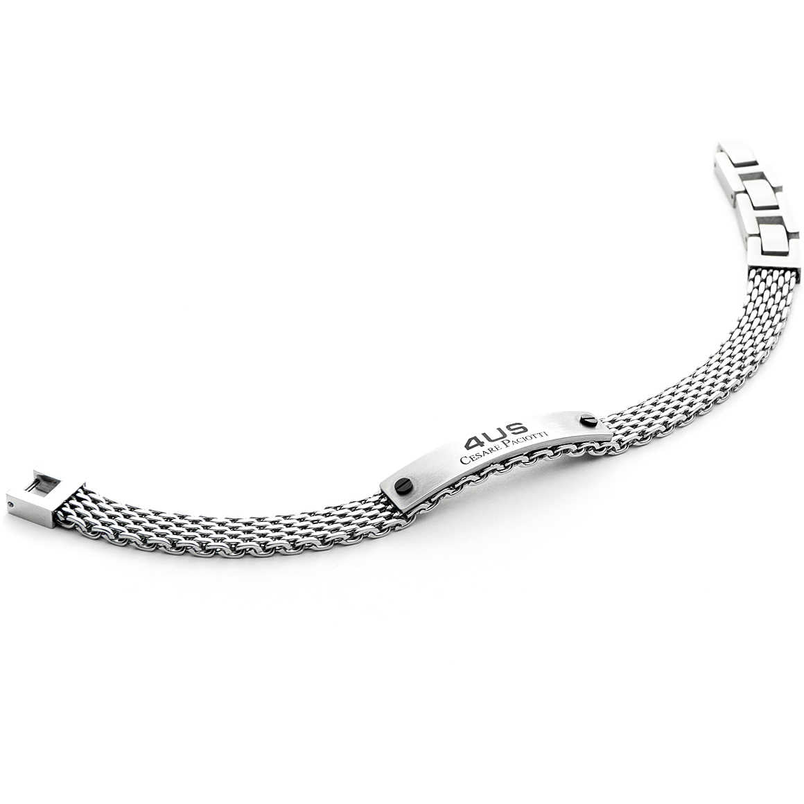 Brazalete de hombre 4US Mesh en acero 4UBR3809