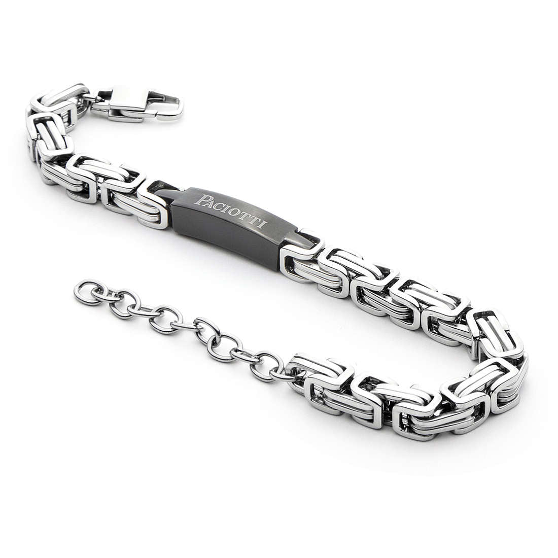 Pulsera 4US Hombre Acero y Pvd Negro 4UBR4510