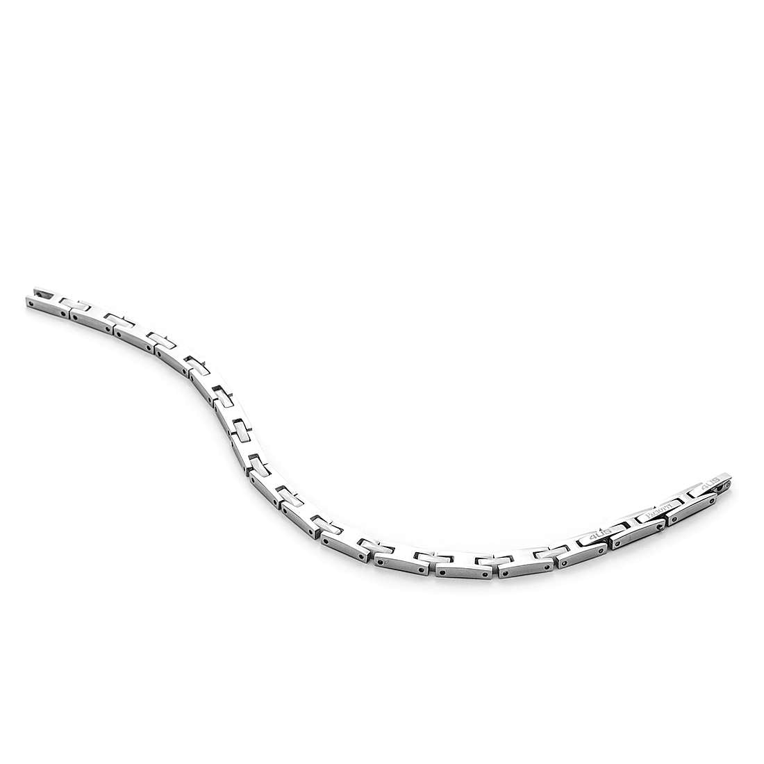 4US Pulsera de acero y cerámica para hombre 4UBR5025