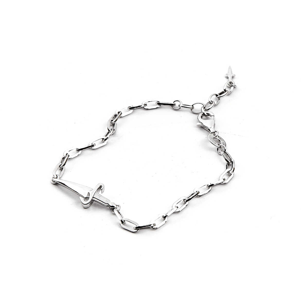 Pulsera Hombre Cadena Ovalada con Daga JPBR2175B