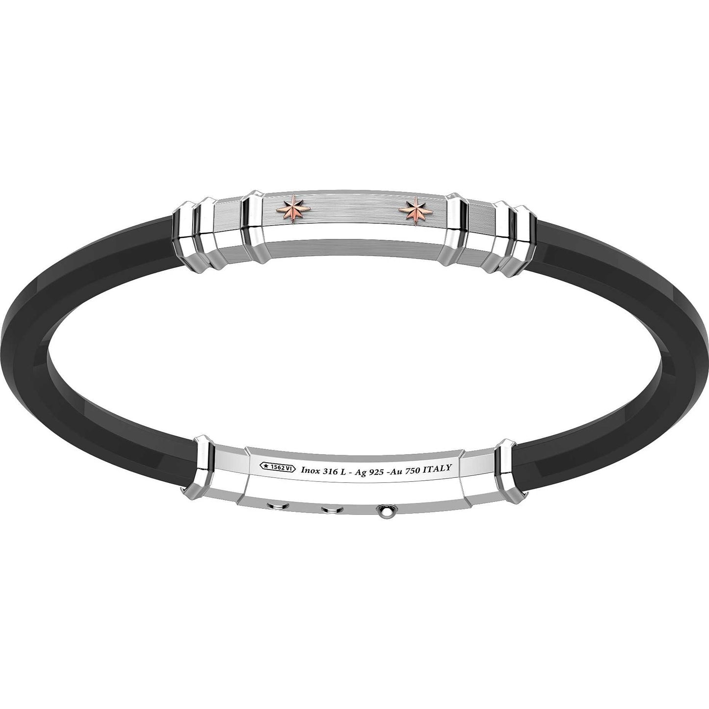Bracciale Uomo Robertinox in Silicone Nero EXB973R-N