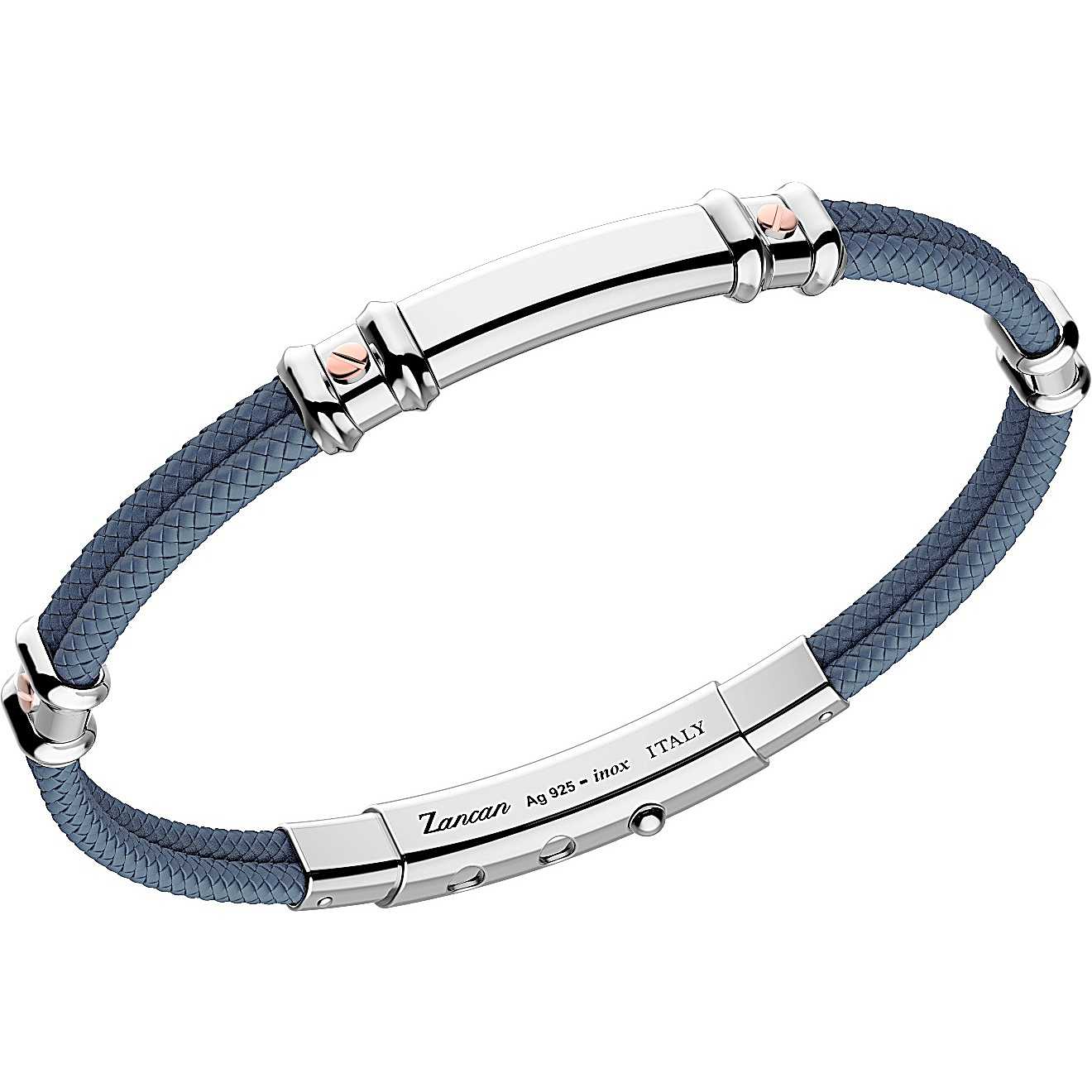 Bracciale Uomo in Kevlar Avio e Acciaio EXB577R-AV
