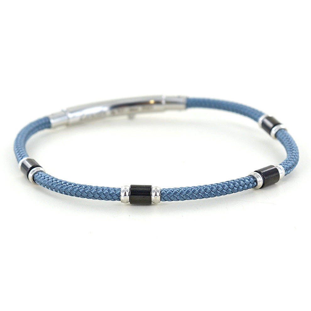 Bracciale Uomo in Kevlar Blu Navy EXB759-AV
