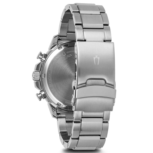 Reloj Marine Star Hombre Chrono Acero y Negro 96B272