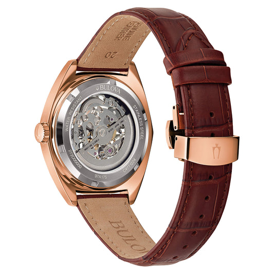 Surveyor Automático Esqueleto Rosé 97A175 Watch de Men es