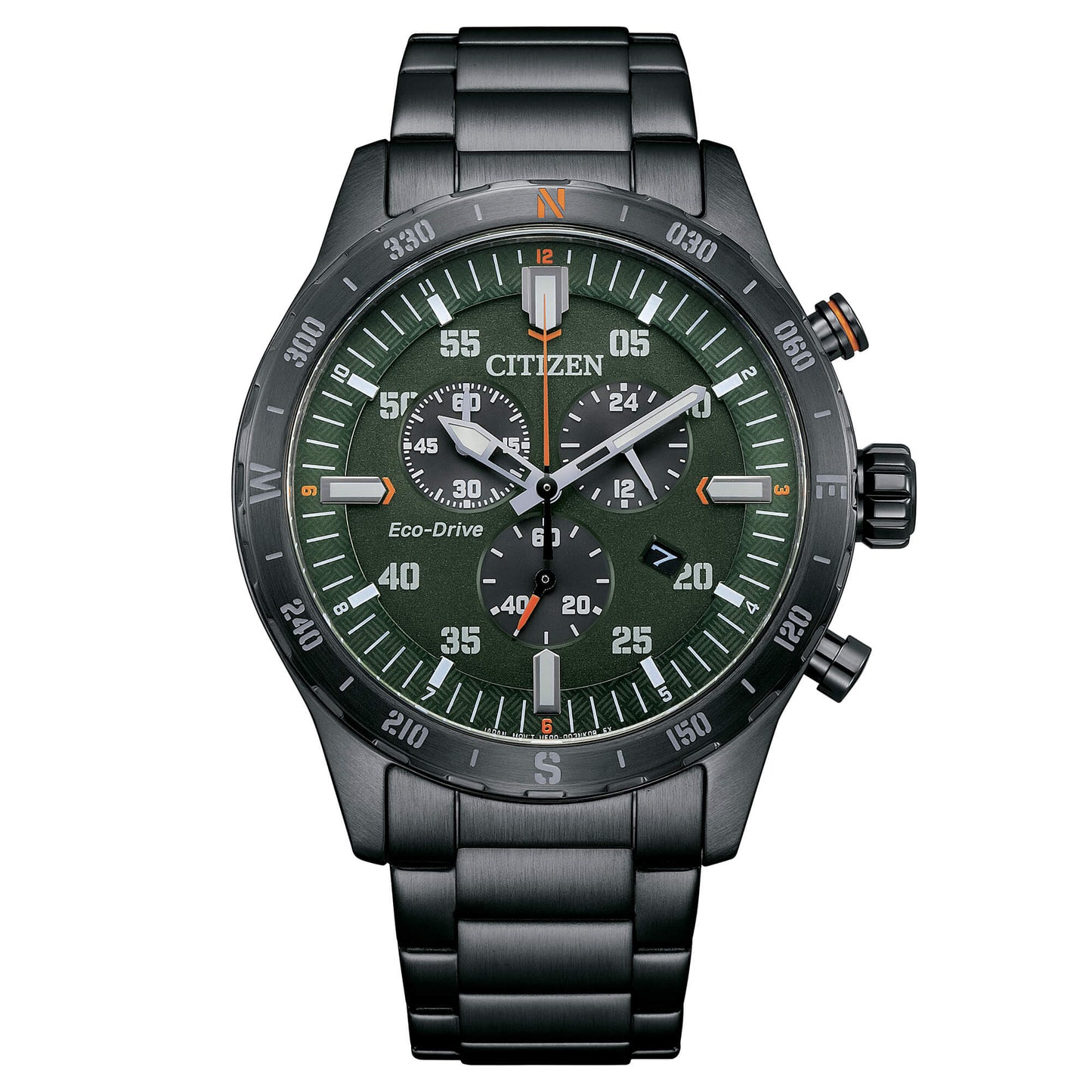 Orologio Uomo Outdoor Crono Nero e Verde AT2527-80X
