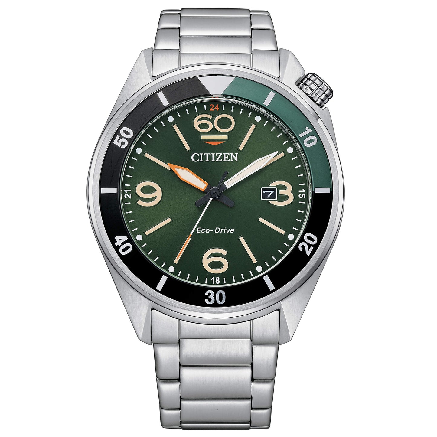 Orologio Uomo Seaplane Acciaio e Verde AW1718-88X