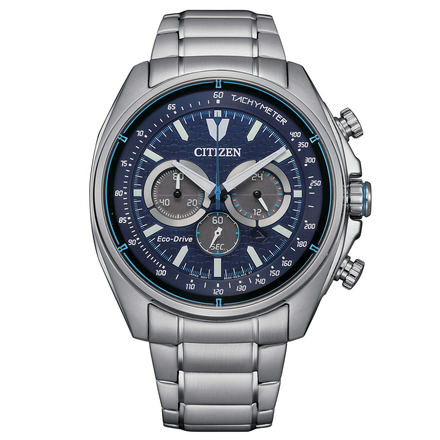 Orologio Uomo Crono Active Acciaio e Blu CA4560-81L