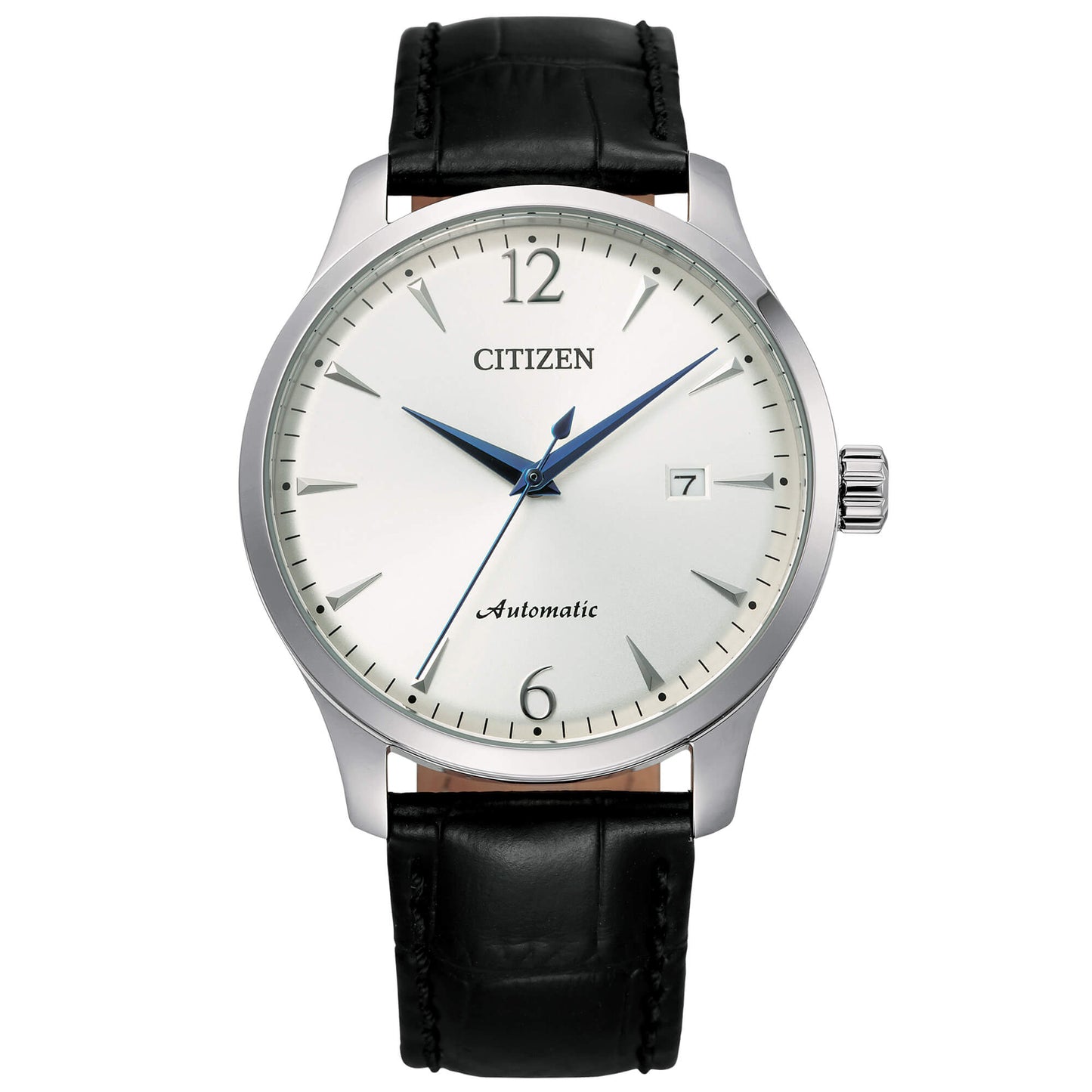 Orologio Uomo Automatico Acciaio, Nero e Bianco NJ0110-18A