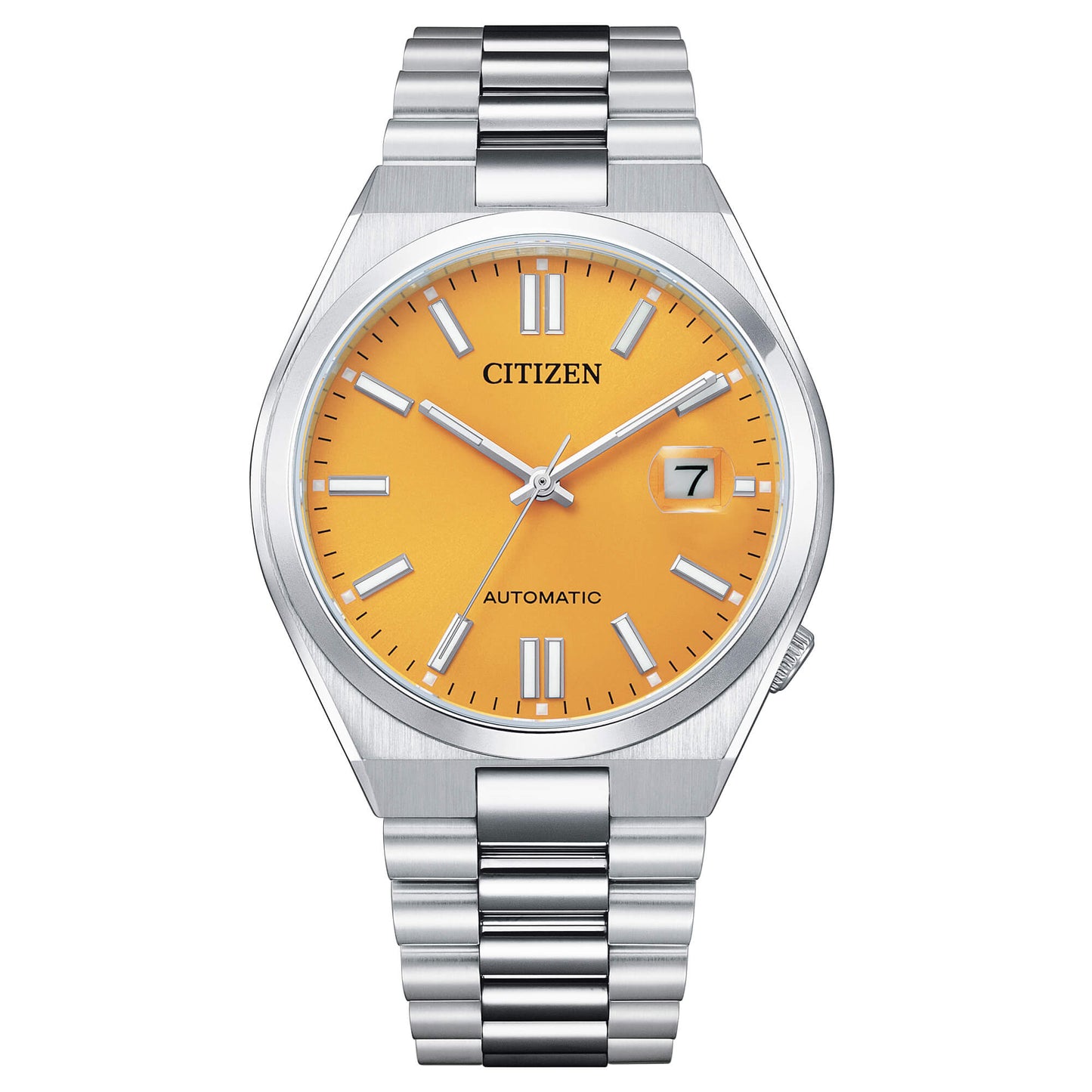 Reloj Tsuyosa Hombre Automático Acero y Naranja NJ0150-81Z
