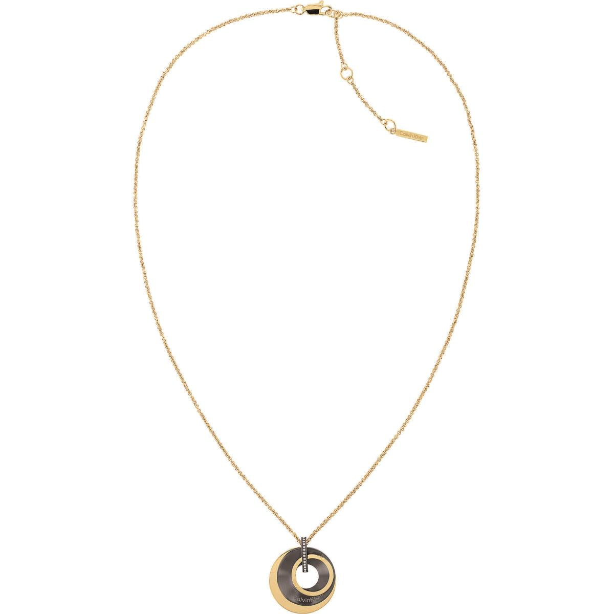 Collar Gotas Escultóricas Rosa con Piedras 35000158