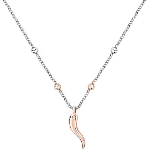 Collar Istanti con Croissant Rosado SAVZ04