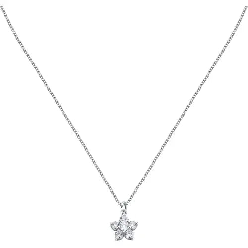 Collana Tesori con Fiore e Zirconi SAIW125
