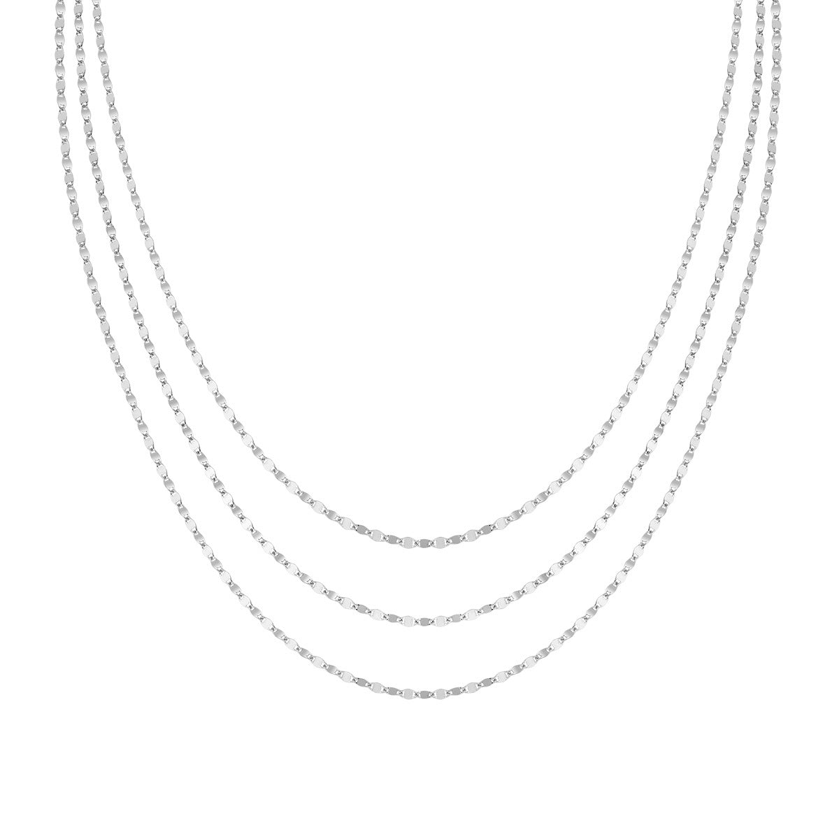 Collar Elegance Rodio CLMFSP3B