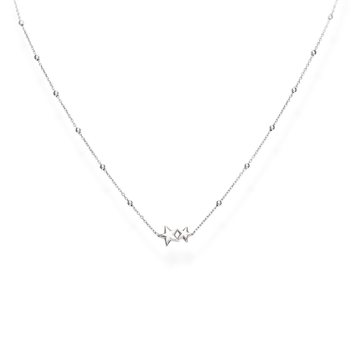 Collar Estrella Rodio CLSDB3