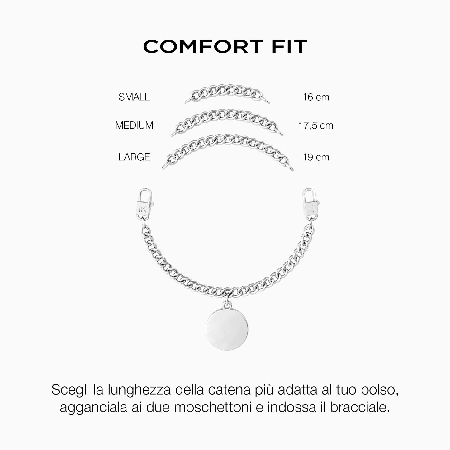 Bracciale Cuore Amica Sei Unica Cuore Nero 731937