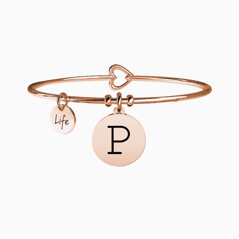 Pulsera Inicial P Emociones Rosato 731014P