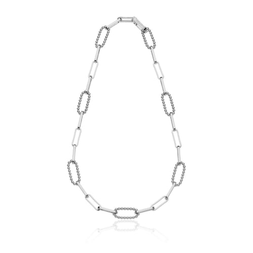 Collana con Maglie di Catena a Palline 009EXH0014000