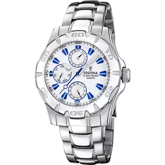 Orologio Uomo Acciaio con Cristallo Minerale F16242/K