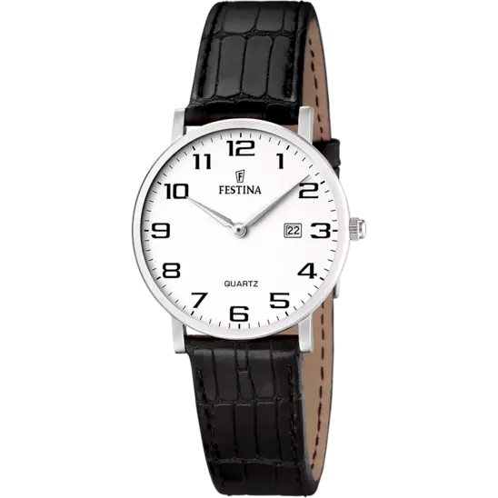 Reloj Clásico Mujer Blanco con Correa en Piel F16477/1