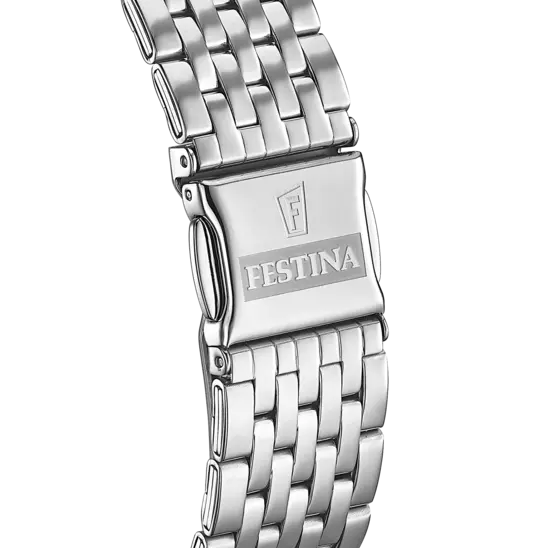Orologio Uomo Classic Bianco e Acciaio F16744/2