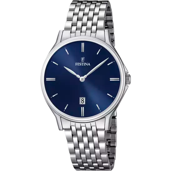 Orologio Uomo Classic Blu e Acciaio F16744/3