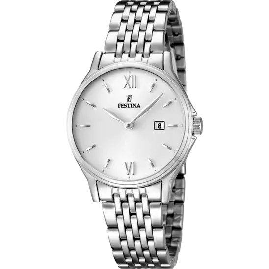 Reloj clásico de acero F16748/2 para mujer.