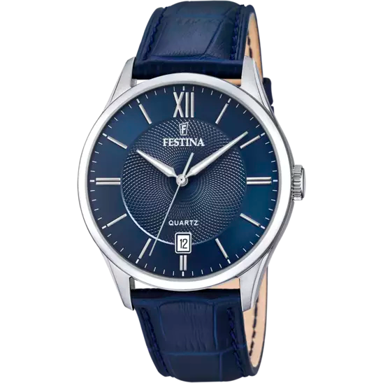 Orologio Uomo Classic Acciaio e Blu F20426/2