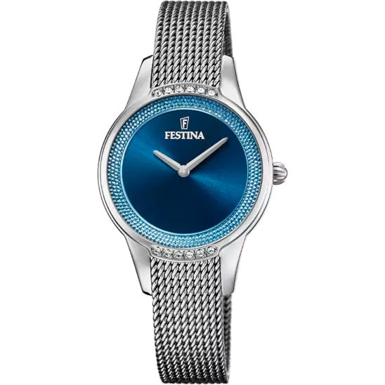 Orologio Donna Mademoiselle Acciaio e Azzurro F20494/2