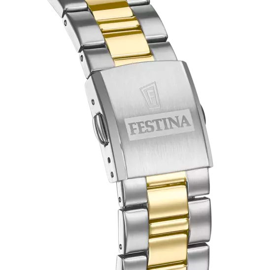 Orologio Uomo in Acciaio e Dorato F20554/1