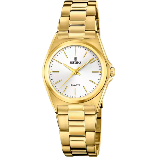 Orologio Donna Classics Dorato e Bianco F20557/2