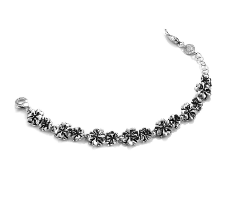 Pulsera trébol de cuatro hojas 07688