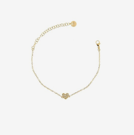 Bracciale Stardust Cuore e Zirconi BRZ-011 CUO AU